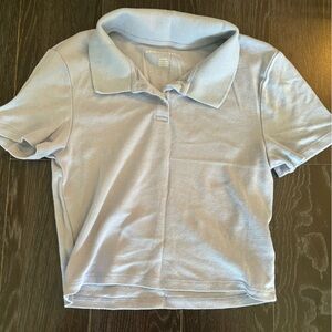 American Eagle  Lavender Crop Top